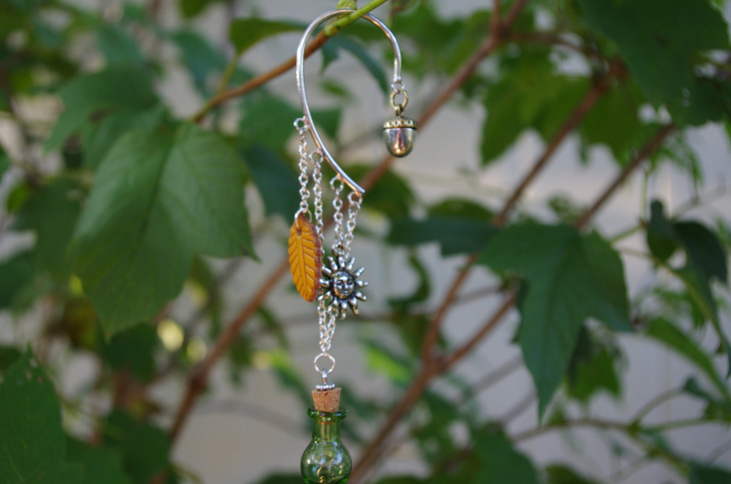 Forest Ear Cuff Dangle Earrings