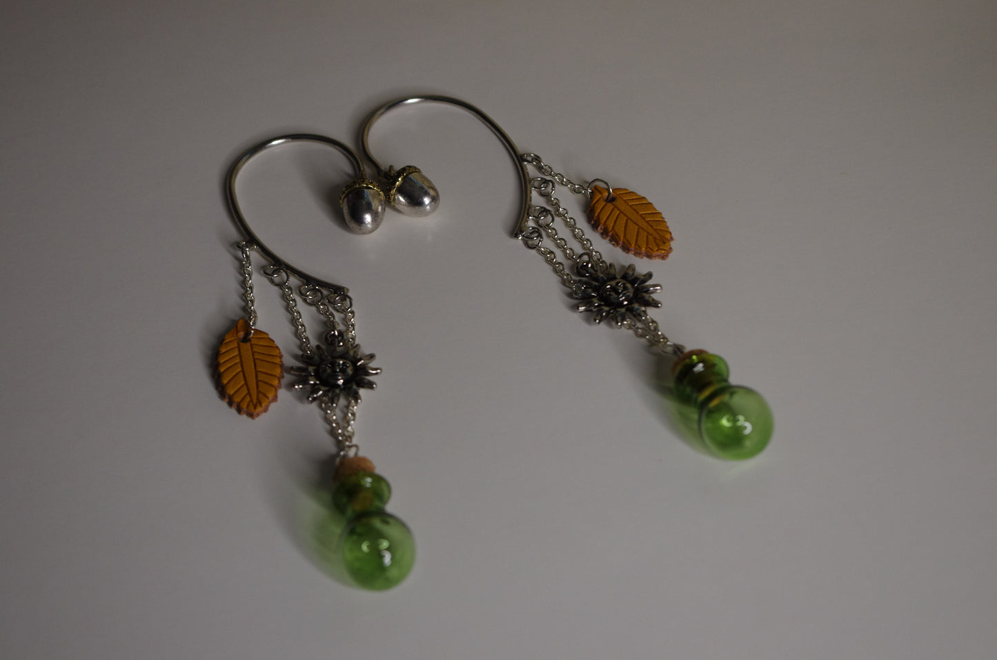 Forest Ear Cuff Dangle Earrings