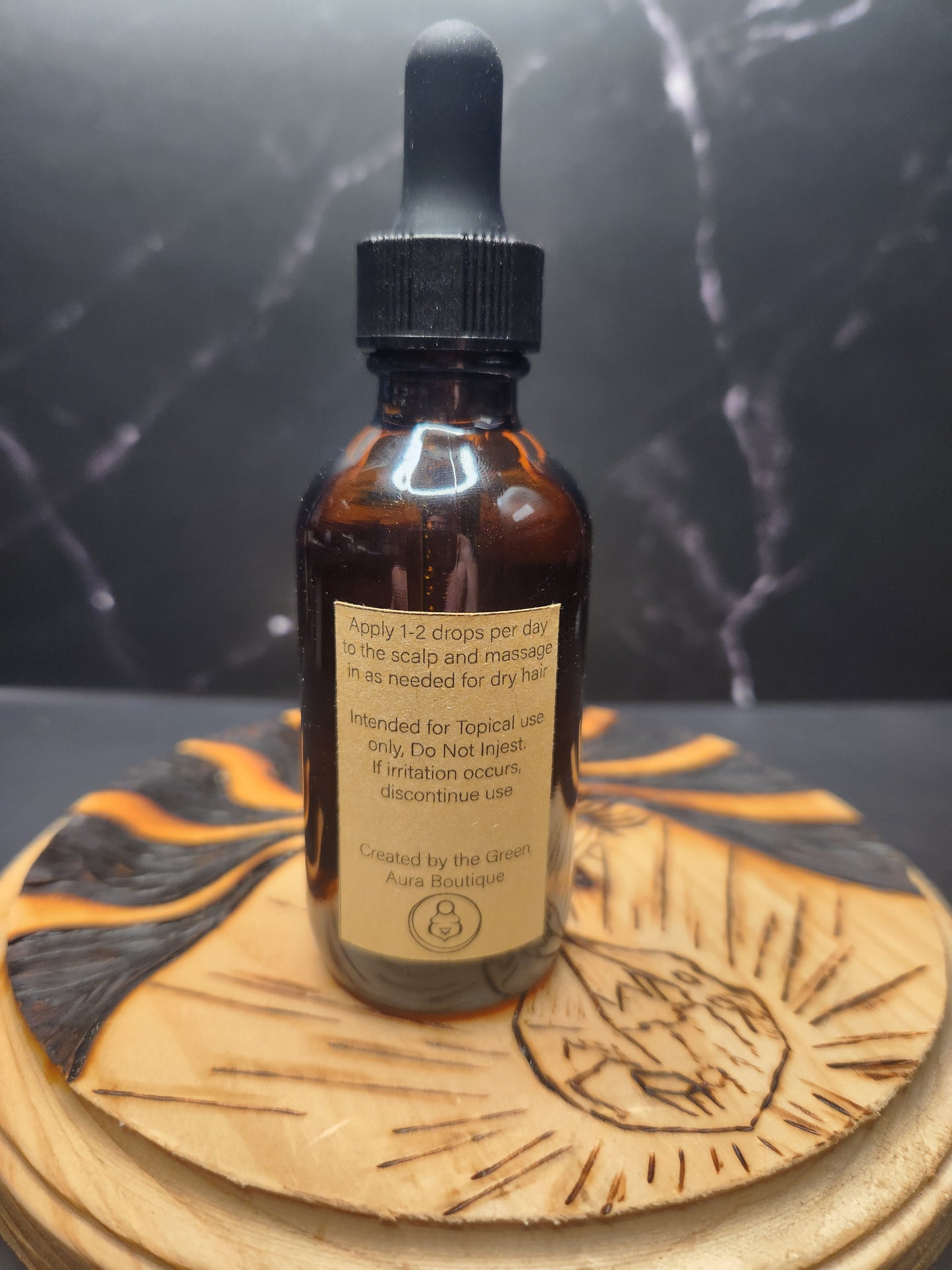 Herb Infused Hair Oil - Rose and Witch Hazel