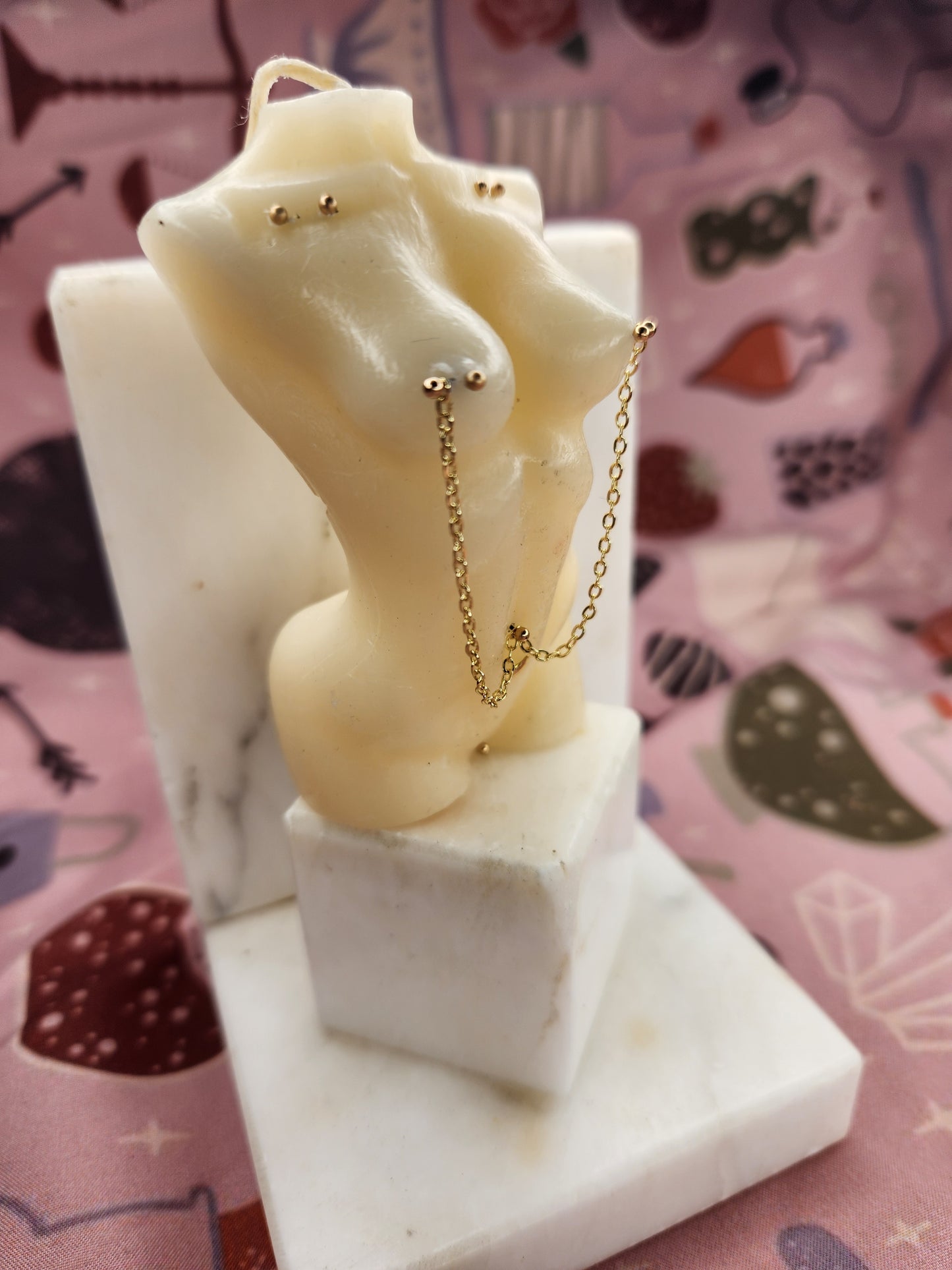 Pierced Goddess Votive Candles