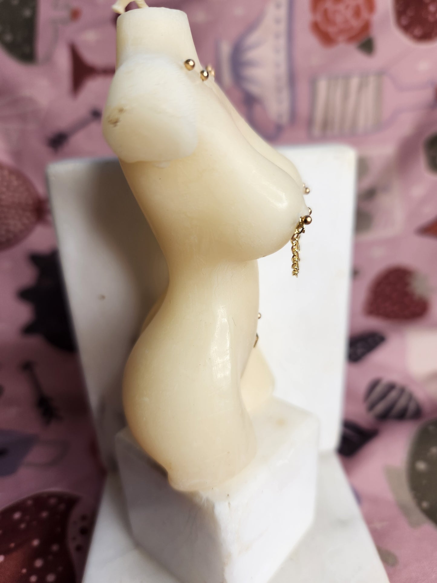 Pierced Goddess Votive Candles