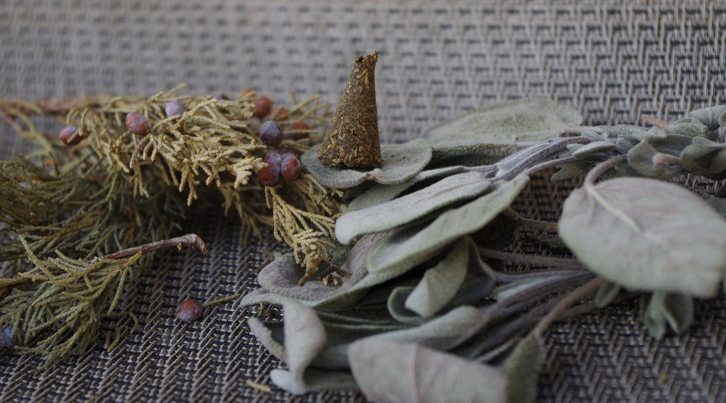 Sage and Juniper Incense Cones