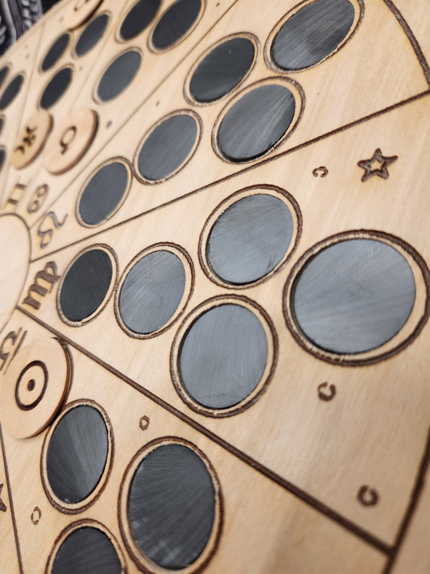 Magnetic Planet Tracking Wheel Astromancy Zodiac Tracker