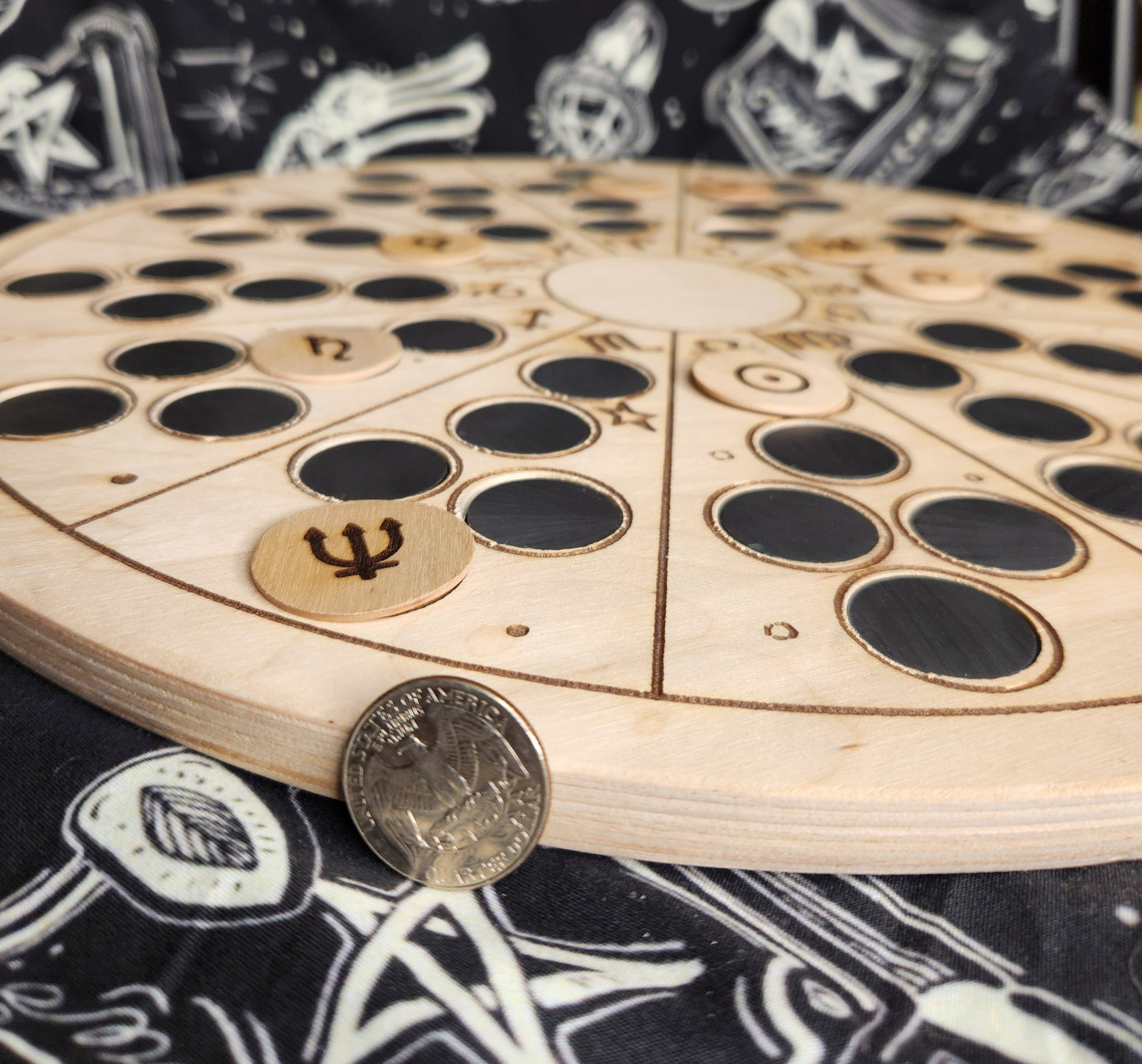 Magnetic Planet Tracking Wheel Astromancy Zodiac Tracker