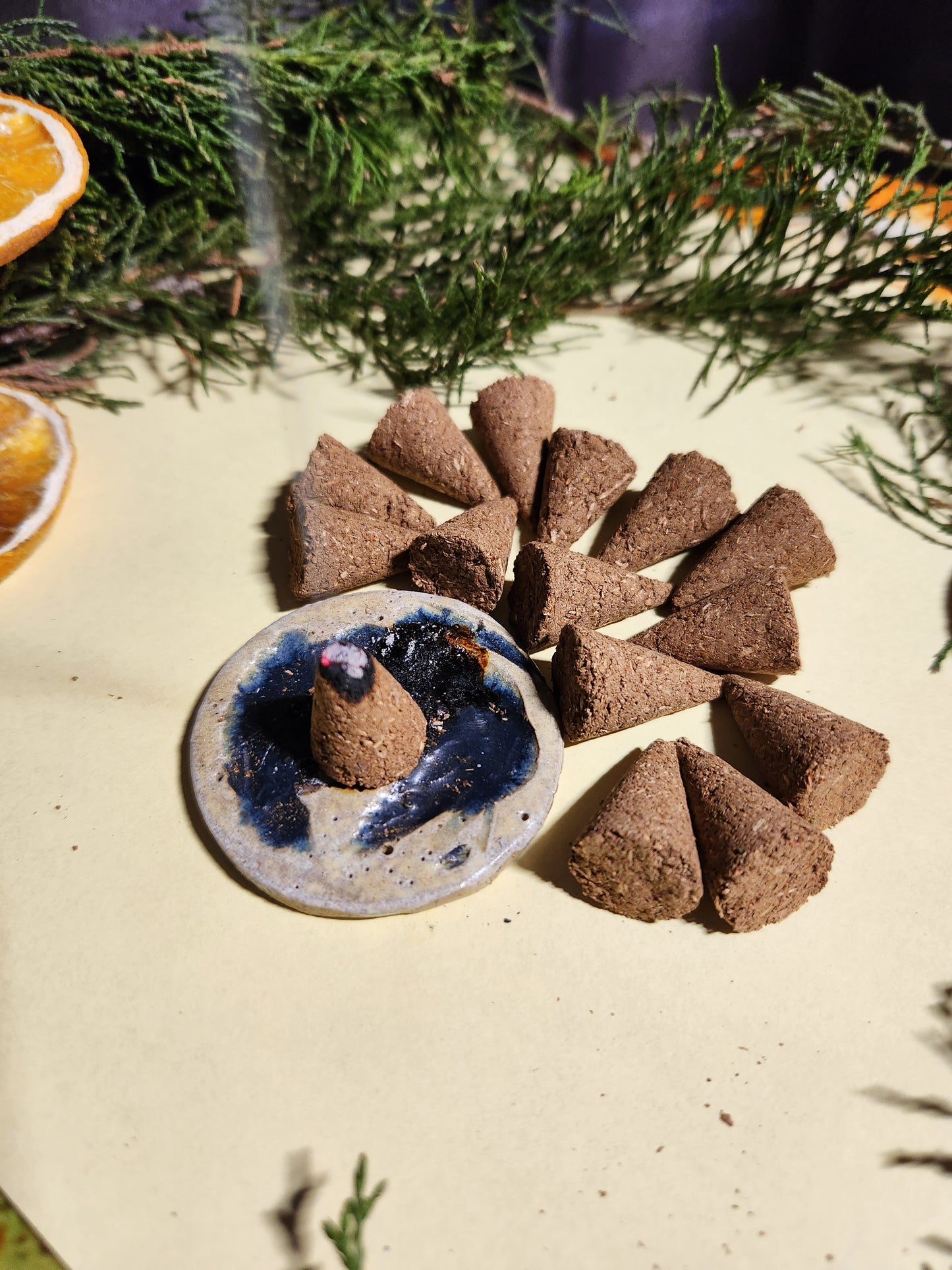 Handmade Balsam Fir Incense Cones pack of 20