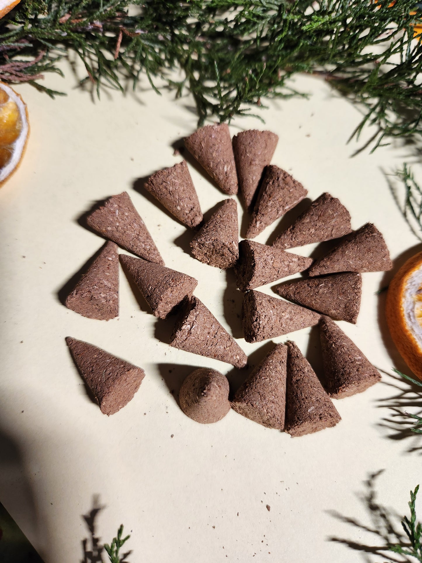 Handmade Balsam Fir Incense Cones pack of 20