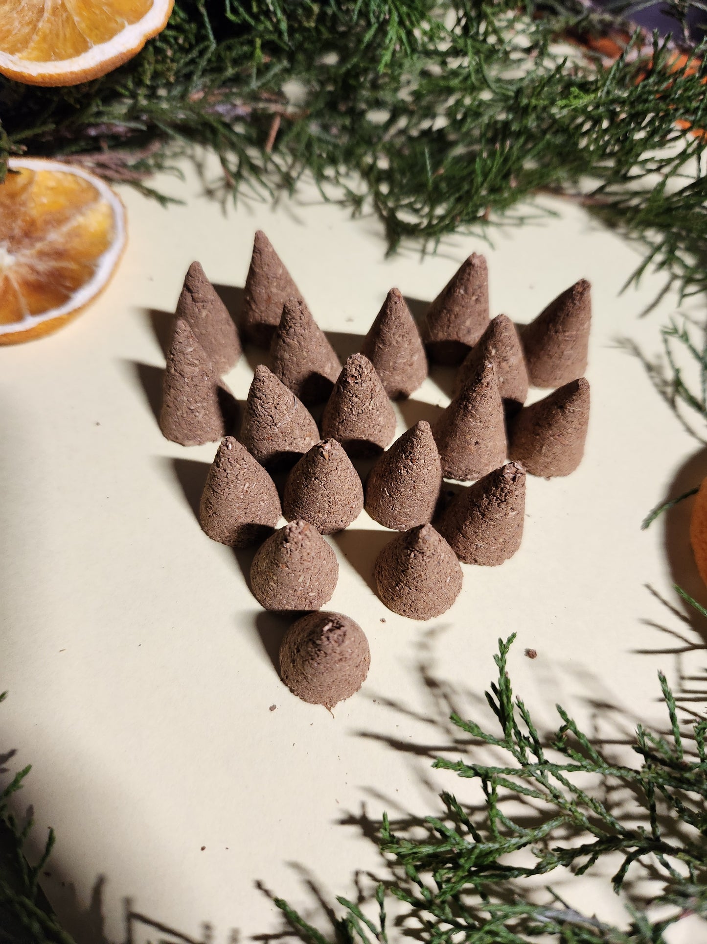 Handmade Balsam Fir Incense Cones pack of 20