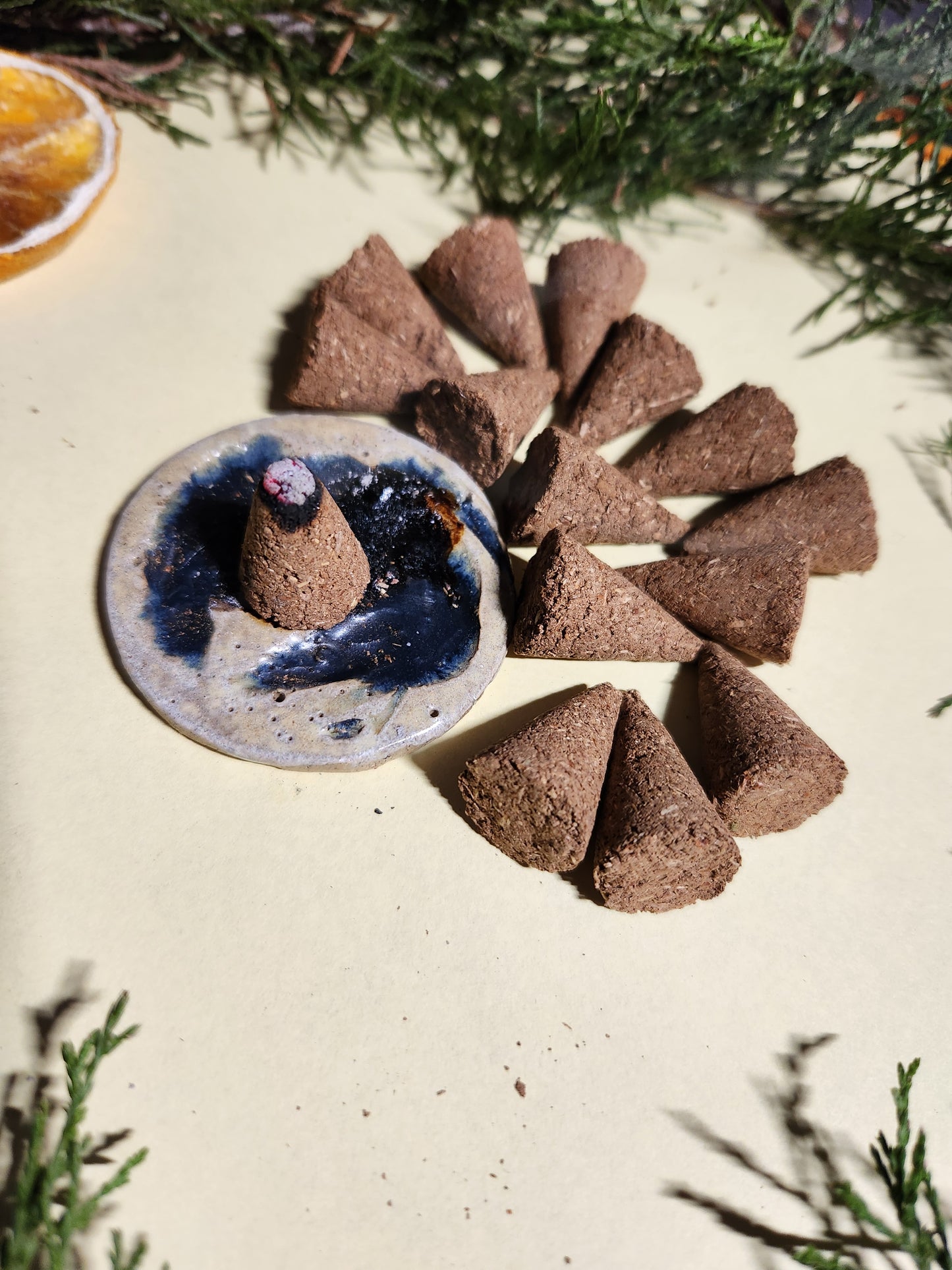 Handmade Balsam Fir Incense Cones pack of 20