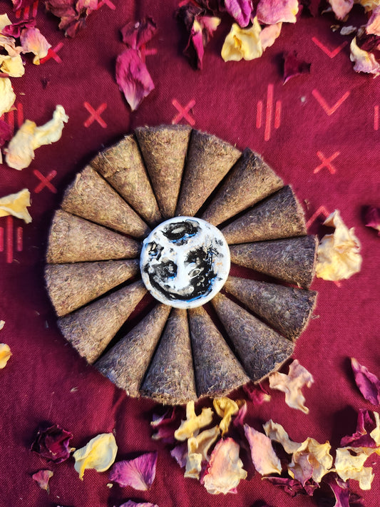 Mugwort & Rose Handmade Incense Cones