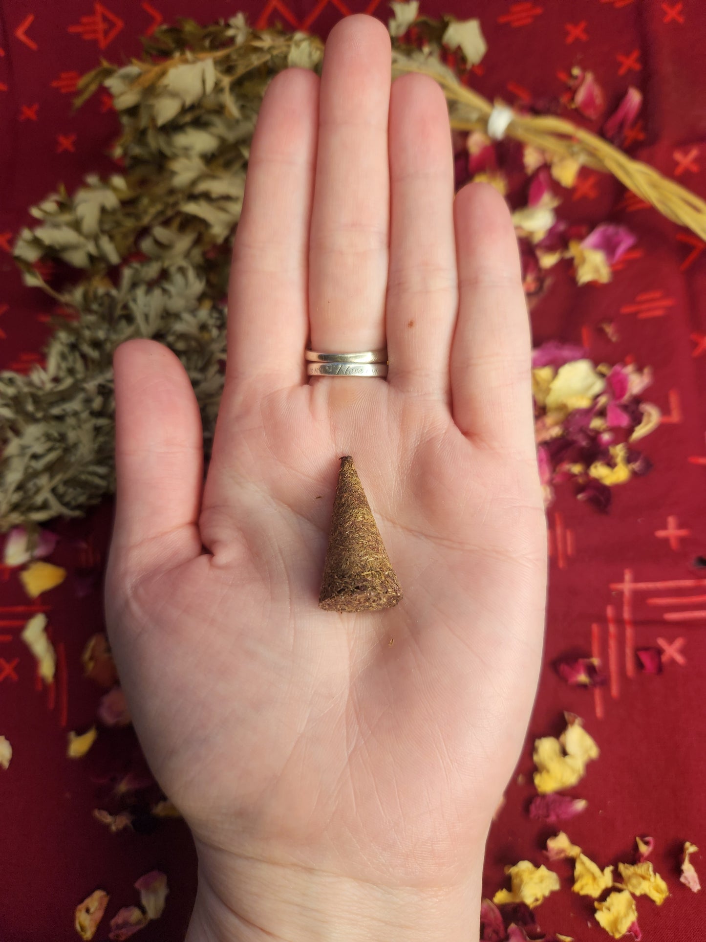 Mugwort & Rose Handmade Incense Cones